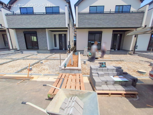 千葉県市川市大和田5丁目の新築戸建て外構写真 2025年7月16日撮影