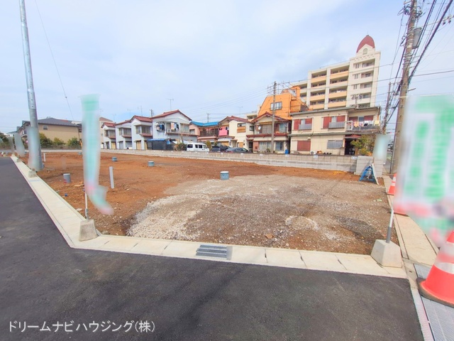 千葉県市川市大和田5丁目の新築戸建て更地・土地写真 2025年3月12日撮影