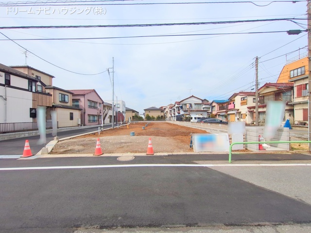 千葉県市川市大和田5丁目の新築戸建て更地・土地写真 2025年3月12日撮影