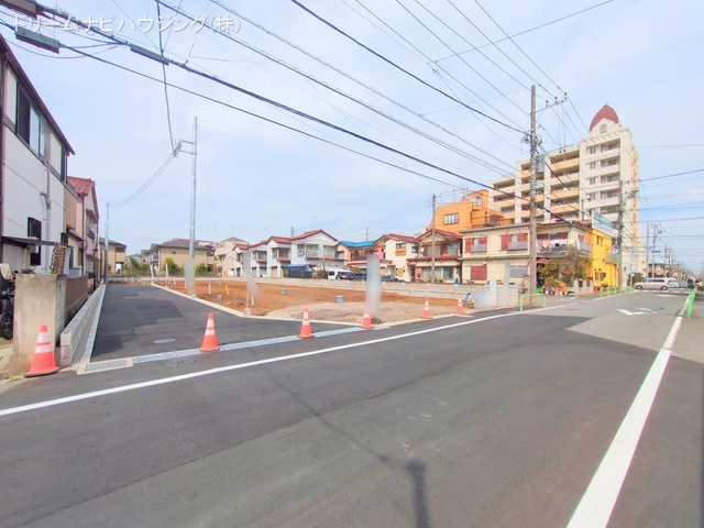 千葉県市川市大和田5丁目の新築戸建て更地・土地写真 2025年3月12日撮影