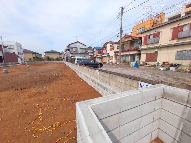 千葉県市川市大和田5丁目の新築戸建て更地・土地写真 2025年3月12日撮影