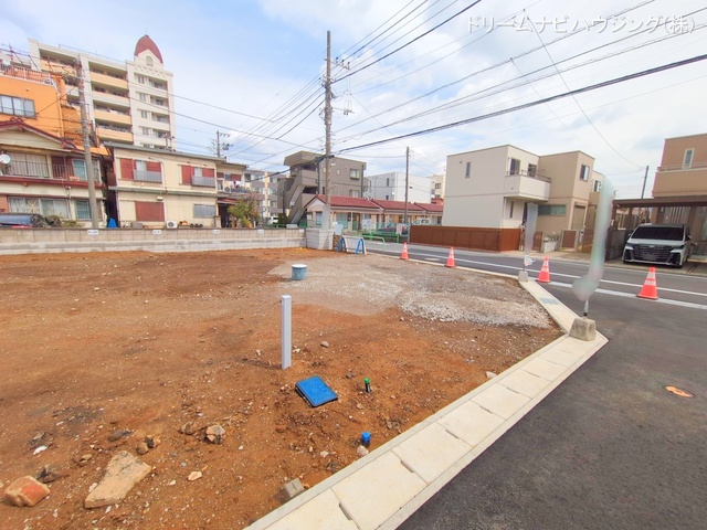 千葉県市川市大和田5丁目の新築戸建て更地・土地写真 2025年3月12日撮影