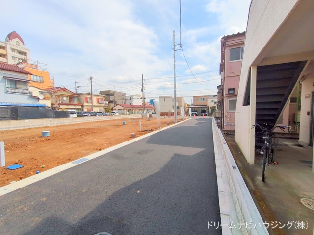 千葉県市川市大和田5丁目の新築戸建て更地・土地写真 2025年3月12日撮影