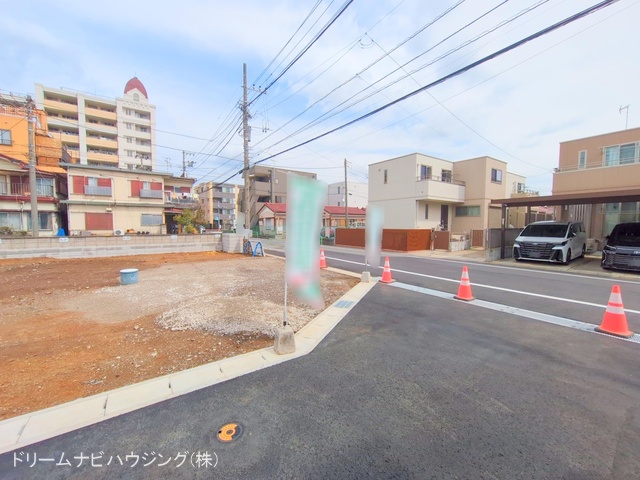 千葉県市川市大和田5丁目の新築戸建て更地・土地写真 2025年3月12日撮影
