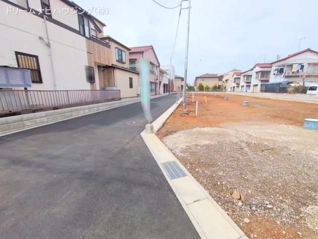 千葉県市川市大和田5丁目の新築戸建て更地・土地写真 2025年3月12日撮影
