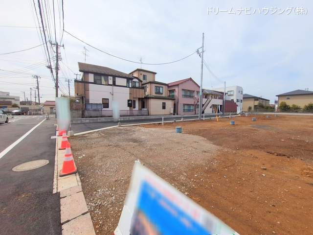 千葉県市川市大和田5丁目の新築戸建て更地・土地写真 2025年3月12日撮影