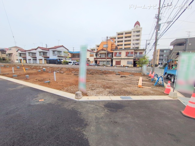 千葉県市川市大和田5丁目の新築戸建て更地・土地写真 2025年4月10日撮影