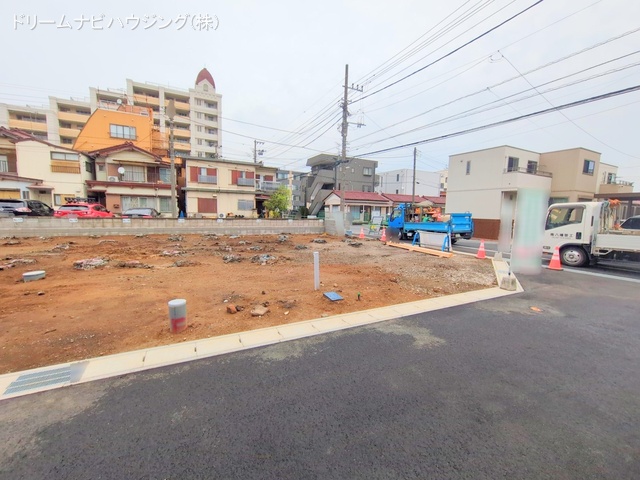 千葉県市川市大和田5丁目の新築戸建て更地・土地写真 2025年4月10日撮影
