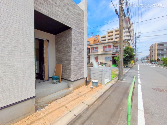 千葉県市川市大和田5丁目の新築戸建て外構写真 2025年6月22日撮影