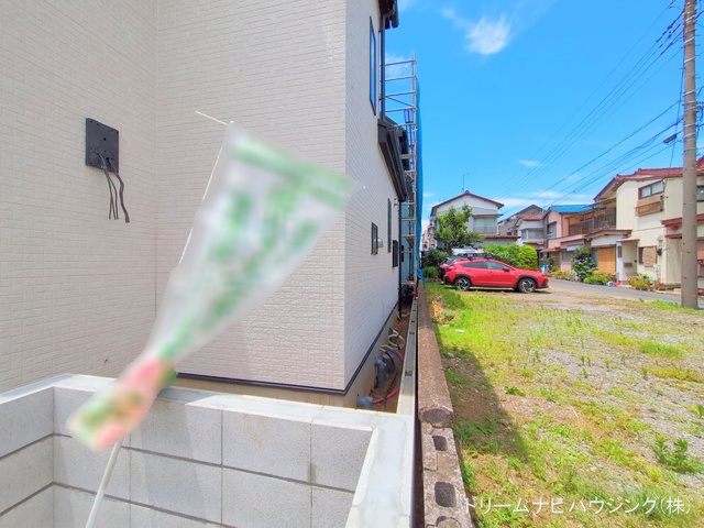 千葉県市川市大和田5丁目の新築戸建て外構写真 2025年6月22日撮影