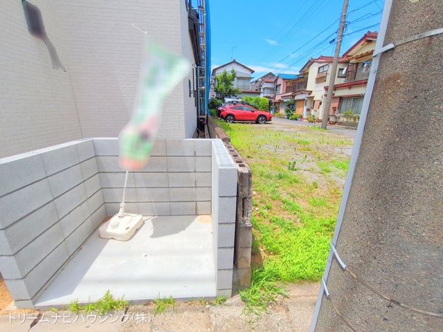 千葉県市川市大和田5丁目の新築戸建て外構写真 2025年6月22日撮影