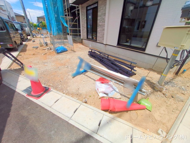千葉県市川市大和田5丁目の新築戸建て外構写真 2025年6月22日撮影