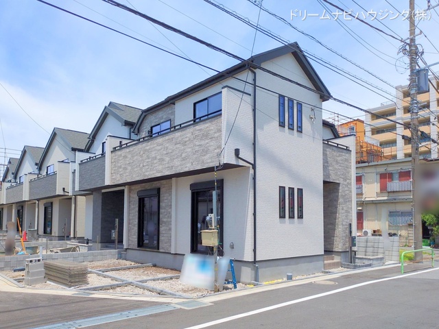 千葉県市川市大和田5丁目の新築戸建て外構写真 2025年7月16日撮影