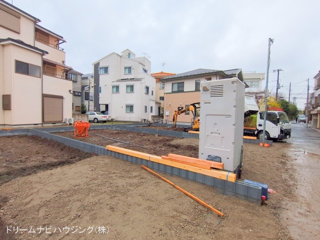 東京都江戸川区江戸川1丁目の新築戸建て更地・土地写真 2025年3月31日撮影