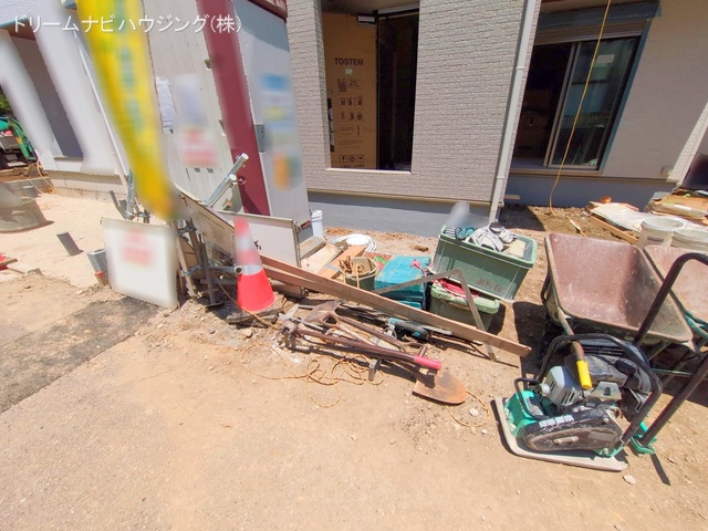 東京都江戸川区江戸川1丁目の新築戸建て外構写真 2025年6月16日撮影