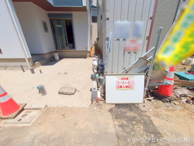 東京都江戸川区江戸川1丁目の新築戸建て外構写真 2025年6月16日撮影