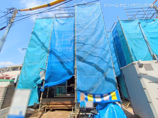 東京都江戸川区興宮町の新築戸建てシート写真 2025年4月7日撮影