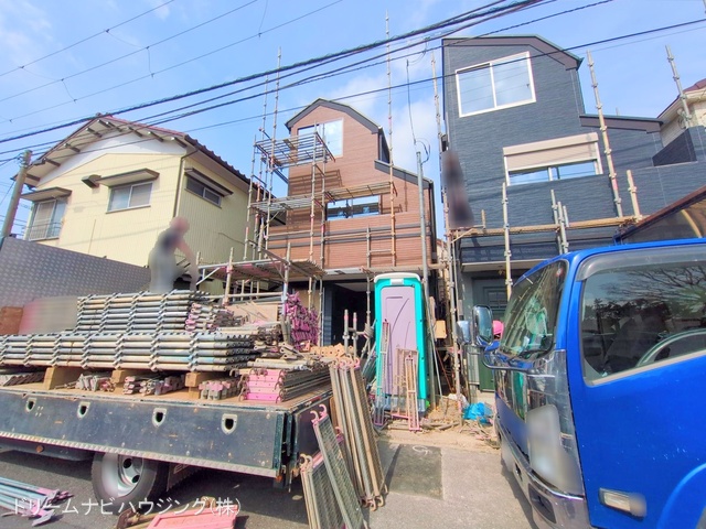 千葉県市川市相之川2丁目の新築戸建て外構写真 2025年4月7日撮影