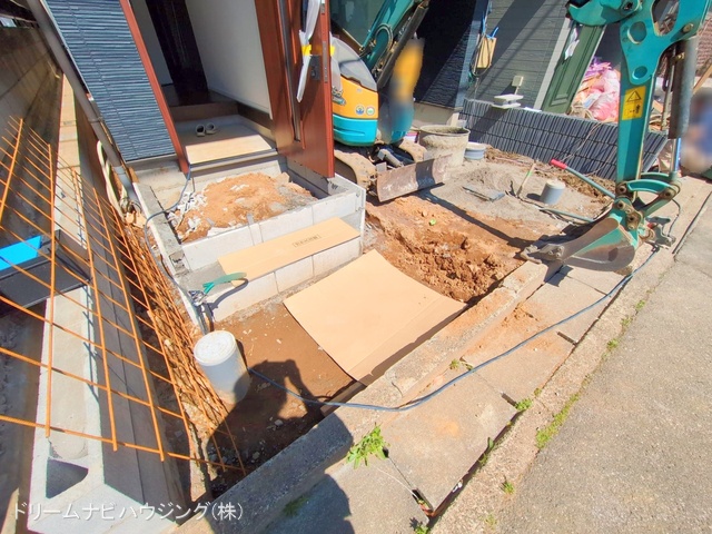 千葉県市川市相之川2丁目の新築戸建て外構写真 2025年4月29日撮影