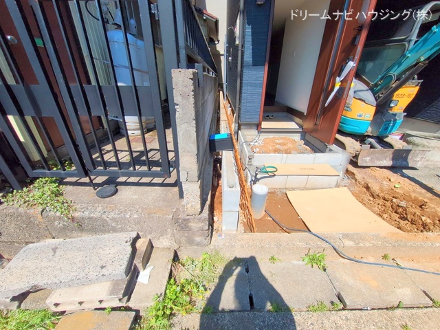 千葉県市川市相之川2丁目の新築戸建て外構写真 2025年4月29日撮影
