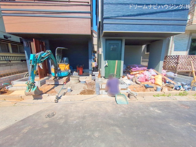 千葉県市川市相之川2丁目の新築戸建て外構写真 2025年4月29日撮影