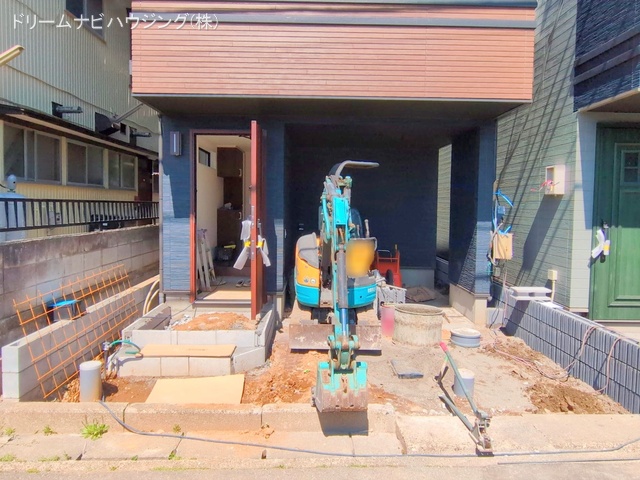 千葉県市川市相之川2丁目の新築戸建て外構写真 2025年4月29日撮影