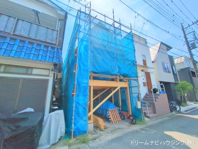 東京都江戸川区船堀2丁目の新築戸建て上棟写真 2025年8月19日撮影