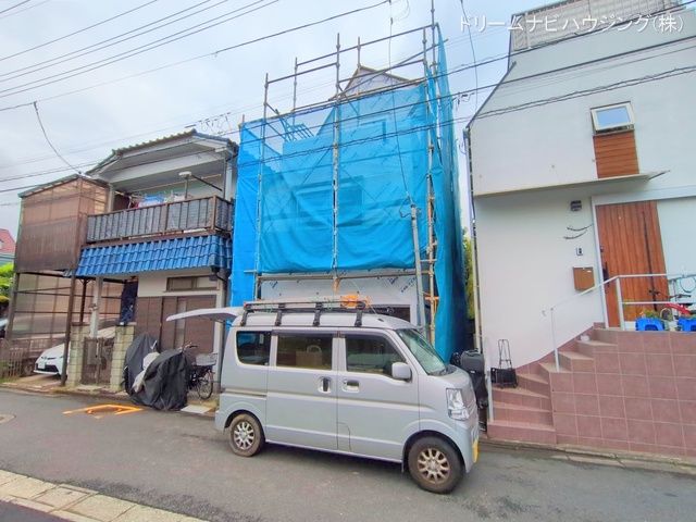 東京都江戸川区船堀2丁目の新築戸建てシート写真 2025年9月11日撮影