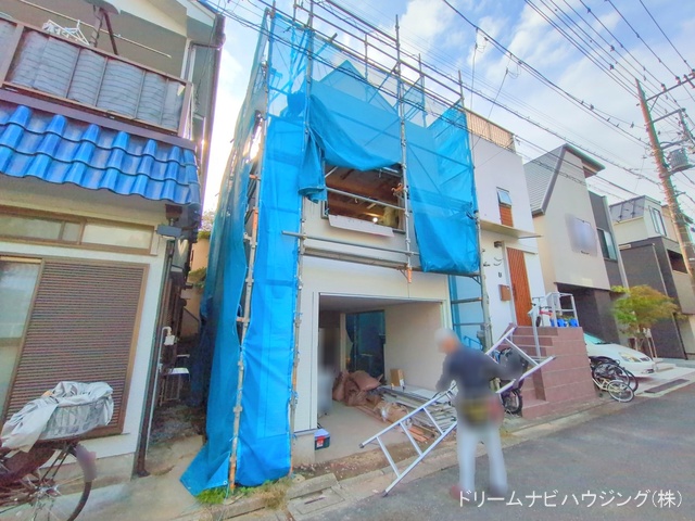 東京都江戸川区船堀2丁目の新築戸建てシート写真 2025年10月13日撮影