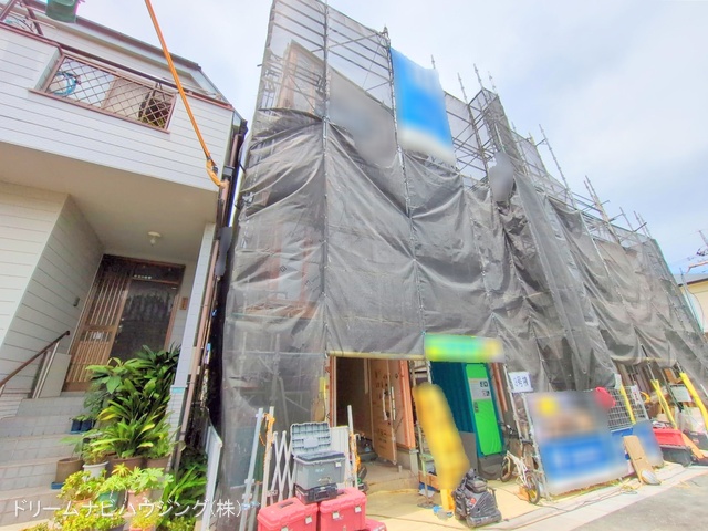 東京都江戸川区北小岩7丁目の新築戸建てシート写真 2025年6月22日撮影