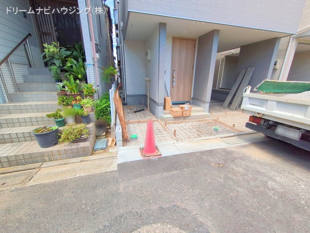 東京都江戸川区北小岩7丁目の新築戸建て外構写真 2025年7月17日撮影