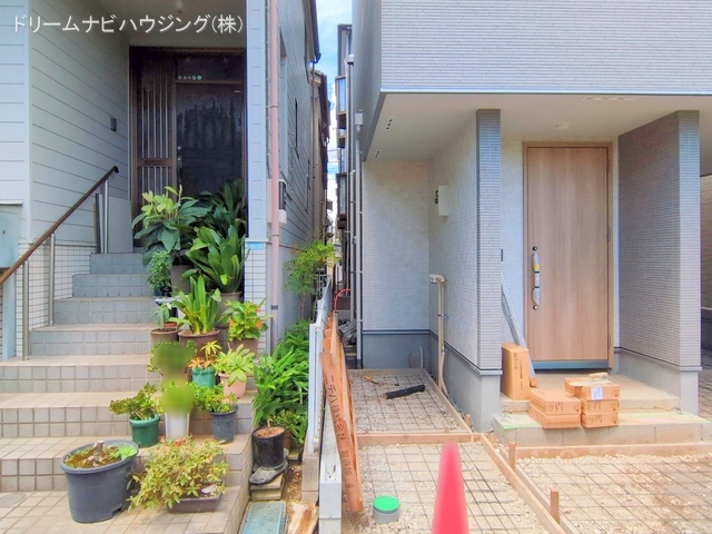 東京都江戸川区北小岩7丁目の新築戸建て外構写真 2025年7月17日撮影