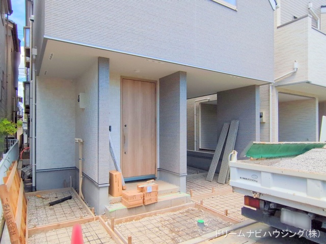 東京都江戸川区北小岩7丁目の新築戸建て外構写真 2025年7月17日撮影
