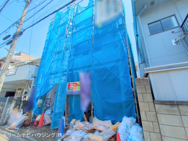 東京都江戸川区東小岩6丁目の新築戸建てシート写真 2025年8月18日撮影