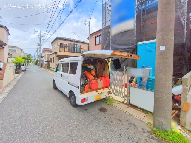 千葉県市川市東菅野4丁目の新築戸建て上棟写真 2025年7月14日撮影