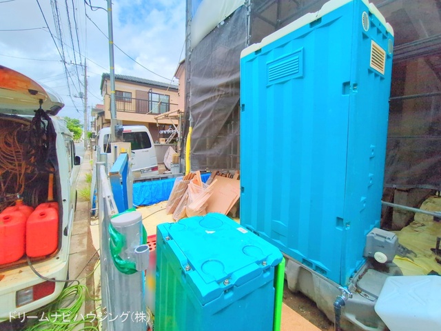 千葉県市川市東菅野4丁目の新築戸建て上棟写真 2025年7月14日撮影