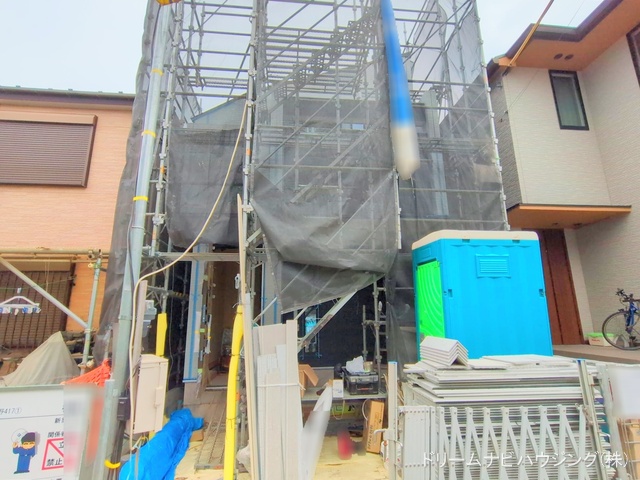 千葉県市川市東菅野4丁目の新築戸建てシート写真 2025年8月6日撮影