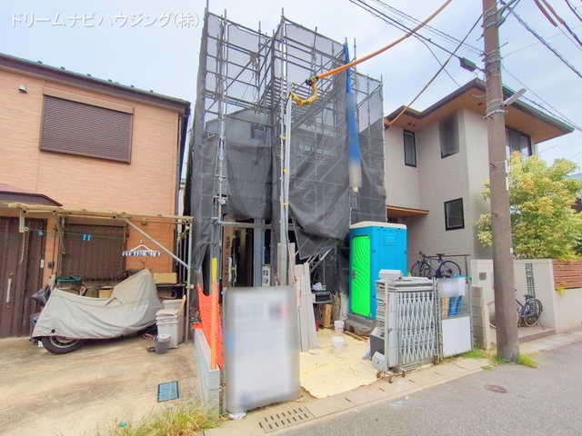 千葉県市川市東菅野4丁目の新築戸建てシート写真 2025年8月6日撮影