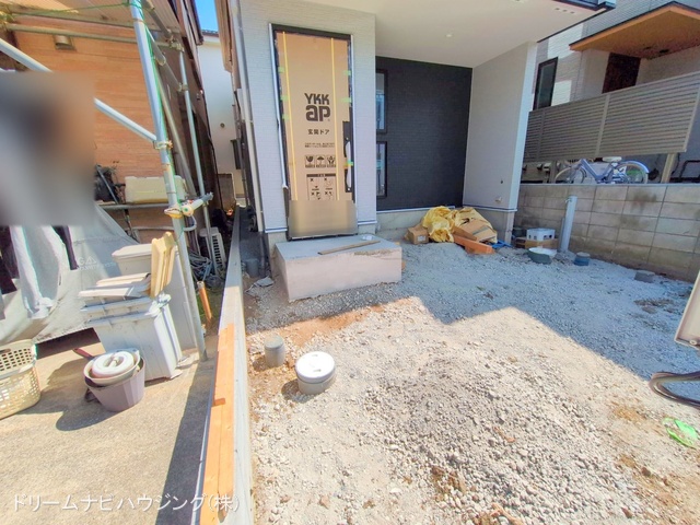 千葉県市川市東菅野4丁目の新築戸建て外構写真 2025年9月2日撮影