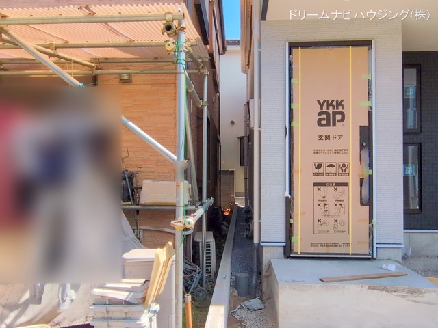 千葉県市川市東菅野4丁目の新築戸建て外構写真 2025年9月2日撮影