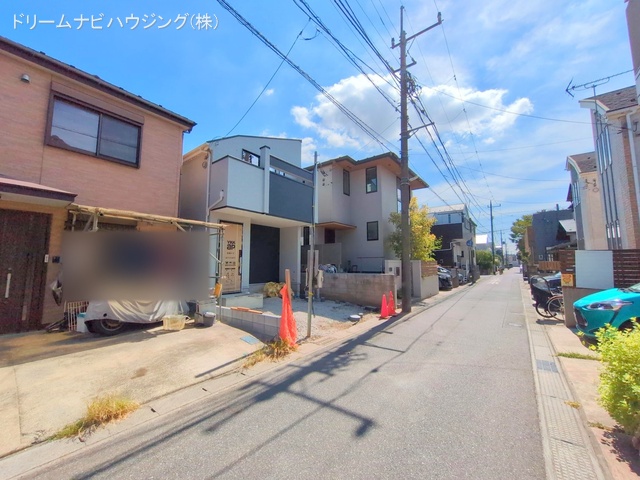千葉県市川市東菅野4丁目の新築戸建て外構写真 2025年9月2日撮影