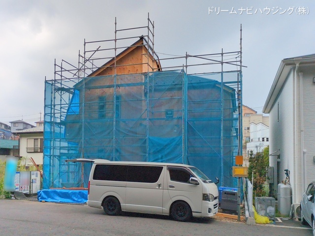 千葉県市川市大野町2丁目の新築戸建て上棟写真 2025年9月9日撮影