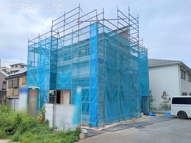 千葉県市川市大野町2丁目の新築戸建てシート写真 2025年9月29日撮影