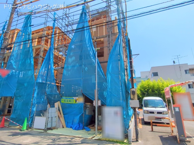 千葉県市川市湊新田2丁目の新築戸建て上棟写真 2025年8月3日撮影