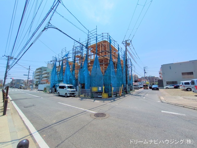 千葉県市川市湊新田2丁目の新築戸建て上棟写真 2025年8月3日撮影