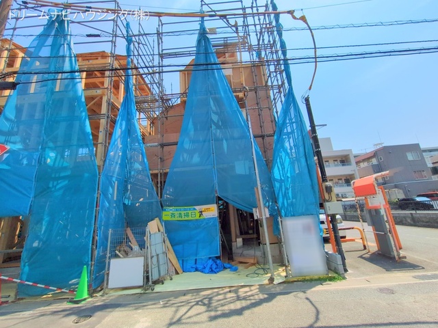 千葉県市川市湊新田2丁目の新築戸建て上棟写真 2025年8月3日撮影