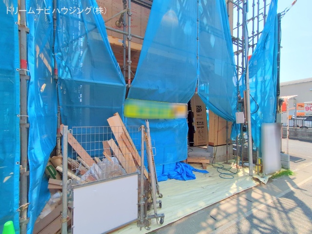 千葉県市川市湊新田2丁目の新築戸建て上棟写真 2025年8月3日撮影