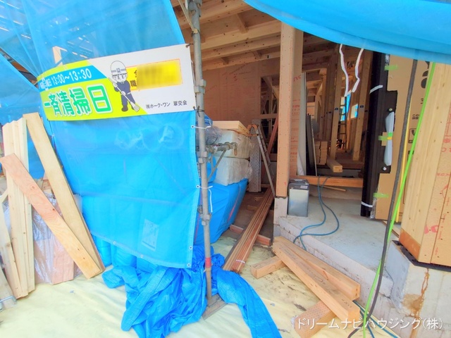 千葉県市川市湊新田2丁目の新築戸建て上棟写真 2025年8月3日撮影