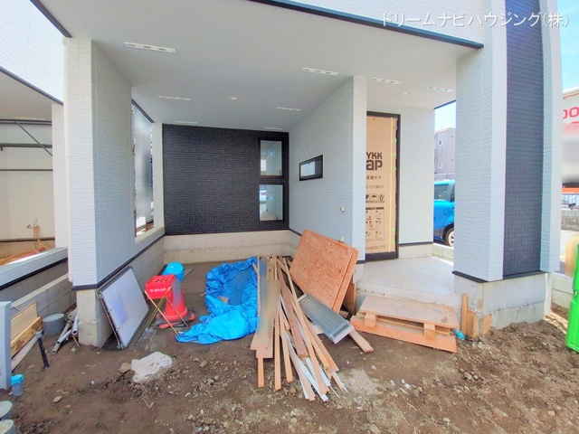 千葉県市川市湊新田2丁目の新築戸建て外構写真 2025年9月10日撮影