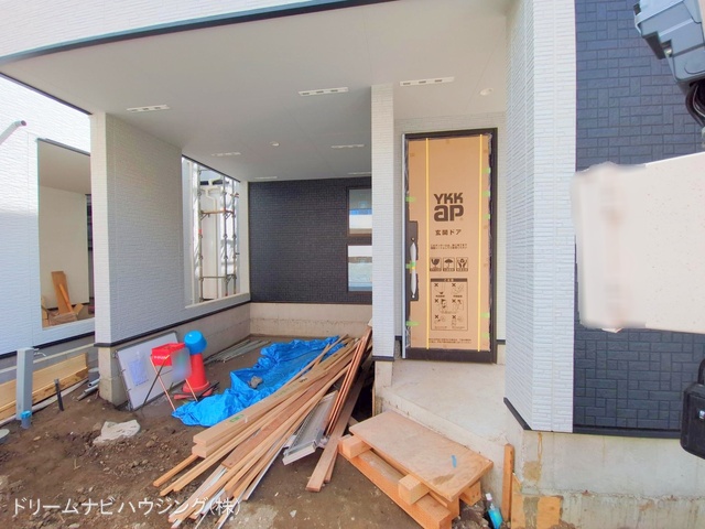 千葉県市川市湊新田2丁目の新築戸建て外構写真 2025年9月10日撮影